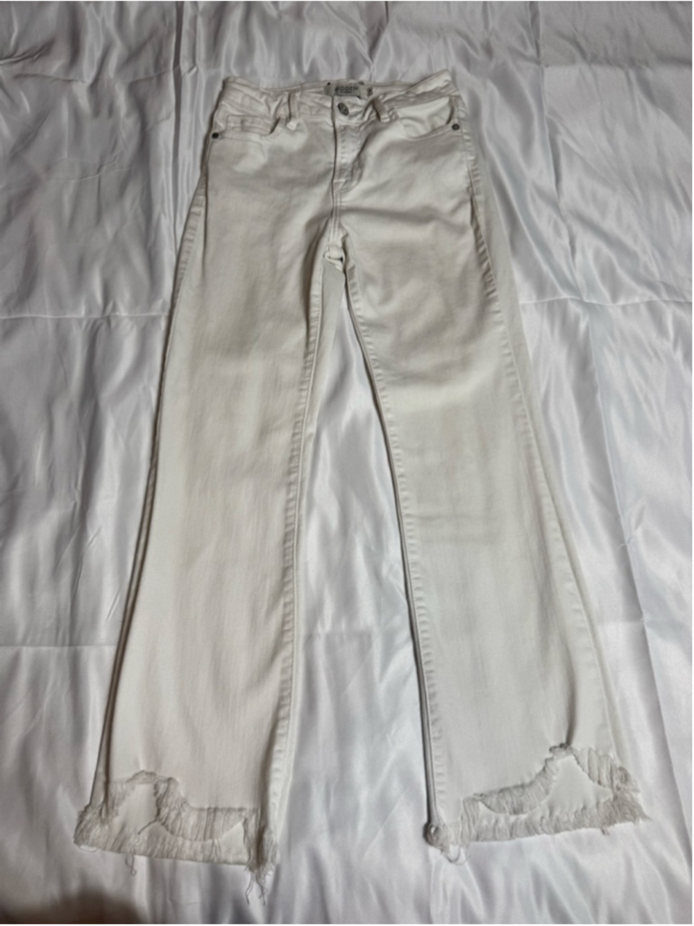Women's Hidden White Flare & Wide Leg Jeans Size 25